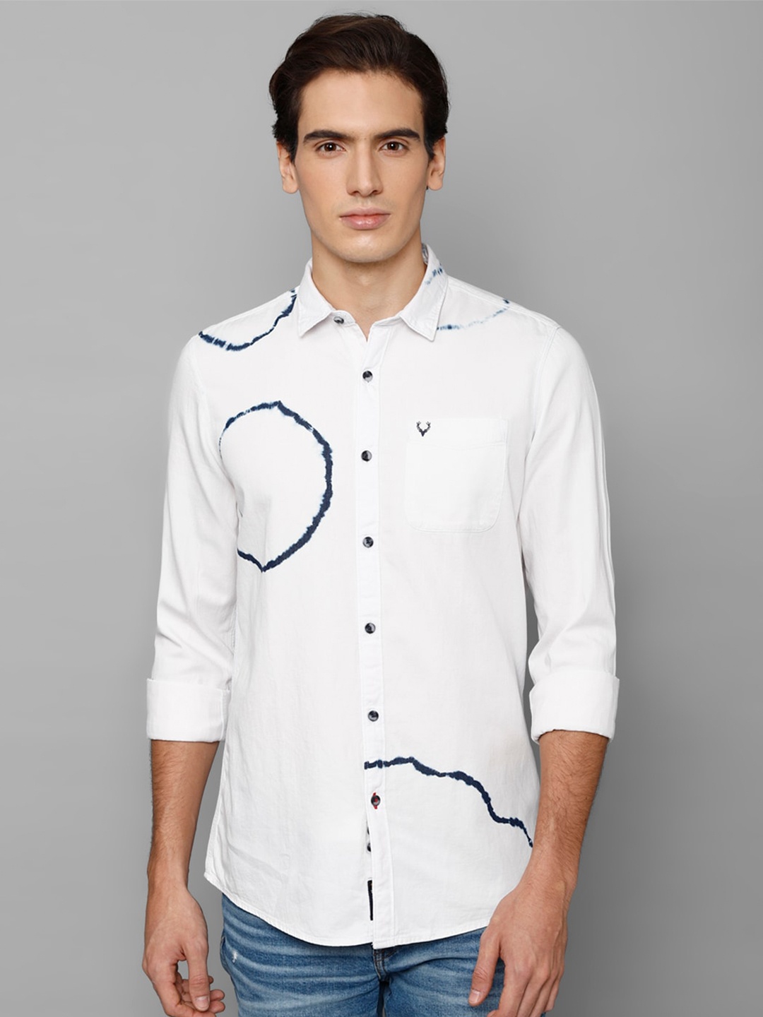 

Allen Solly Sport Men Pure Cotton Casual Shirt, White