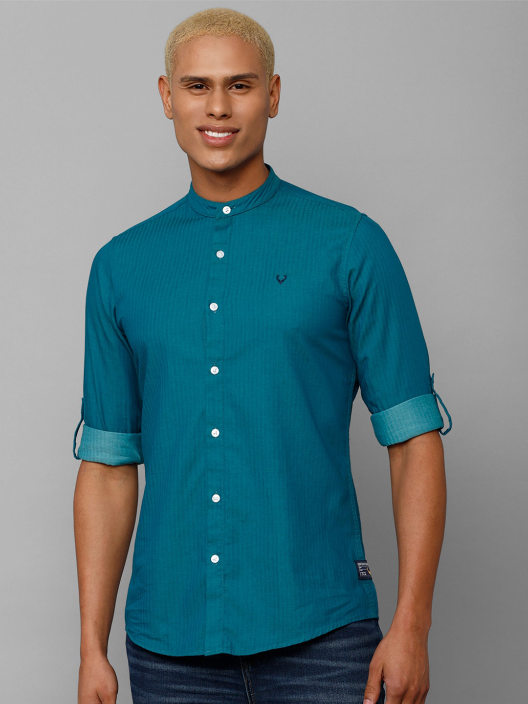 

Allen Solly Sport Men Pure Cotton Casual Shirt, Blue