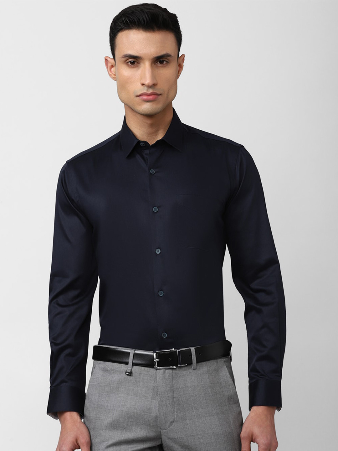 

Peter England Men Formal Shirt, Navy blue
