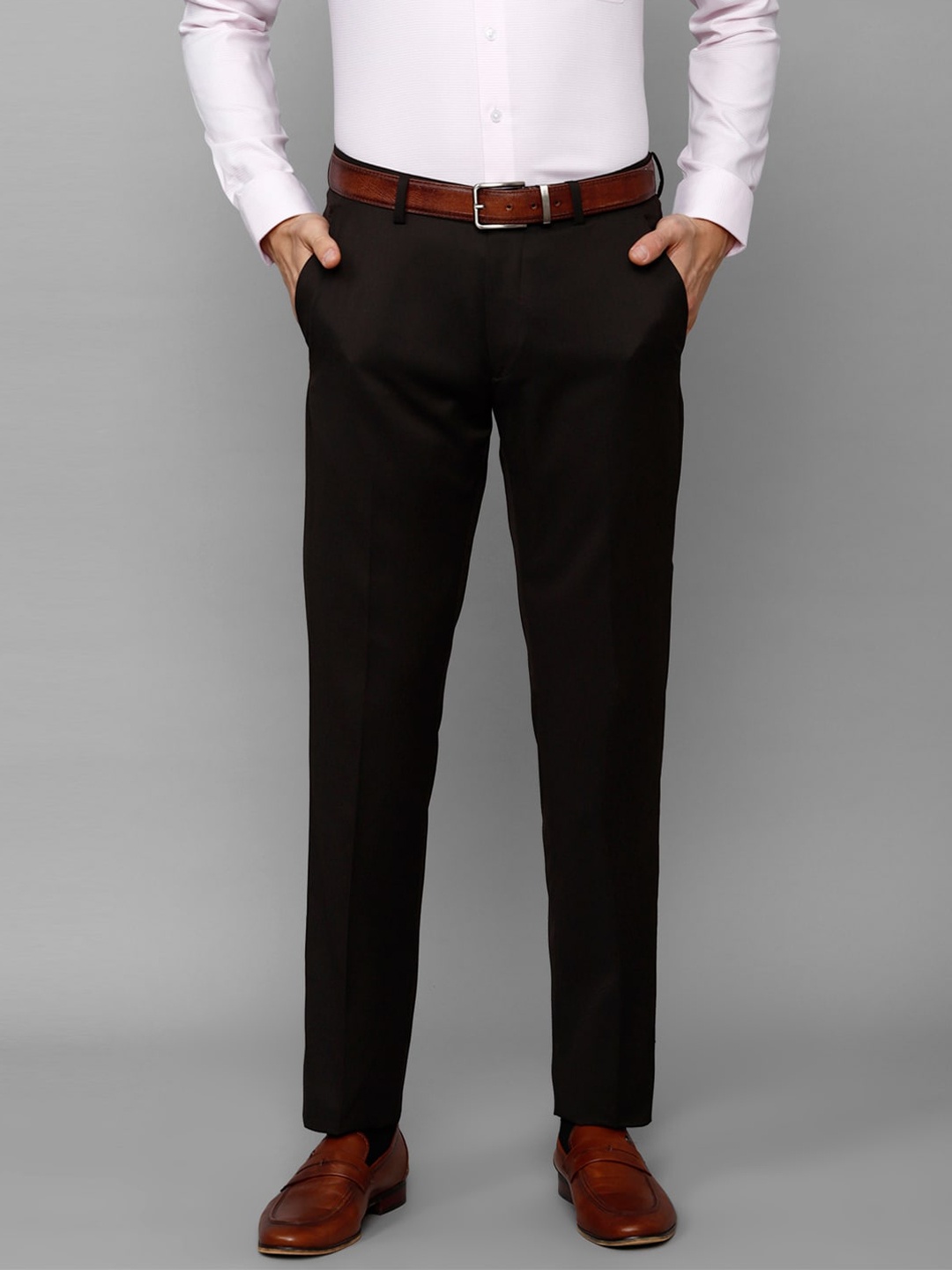 

Louis Philippe Men Formal Trousers, Black