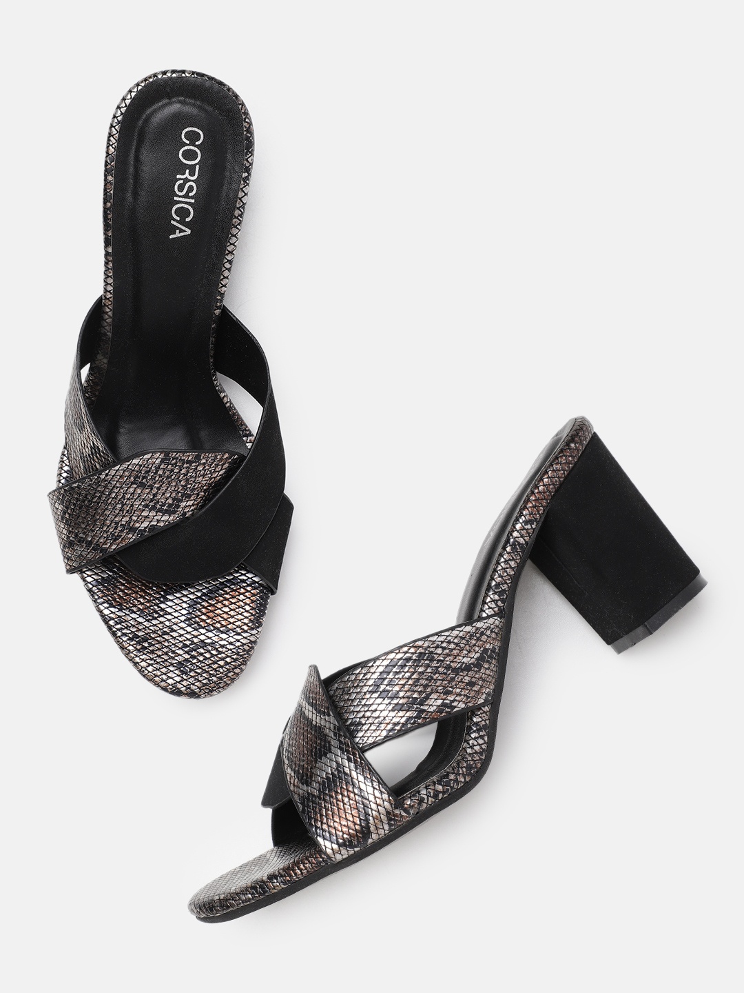 

CORSICA Textured Block Heels, Multi