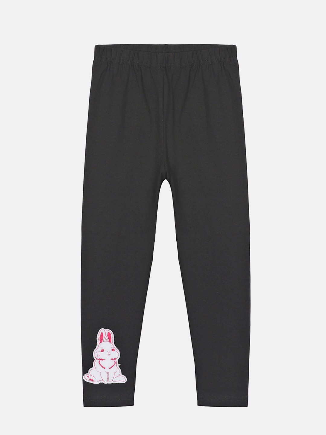 

KiddoPanti Girls Ankle Length Leggings, Black