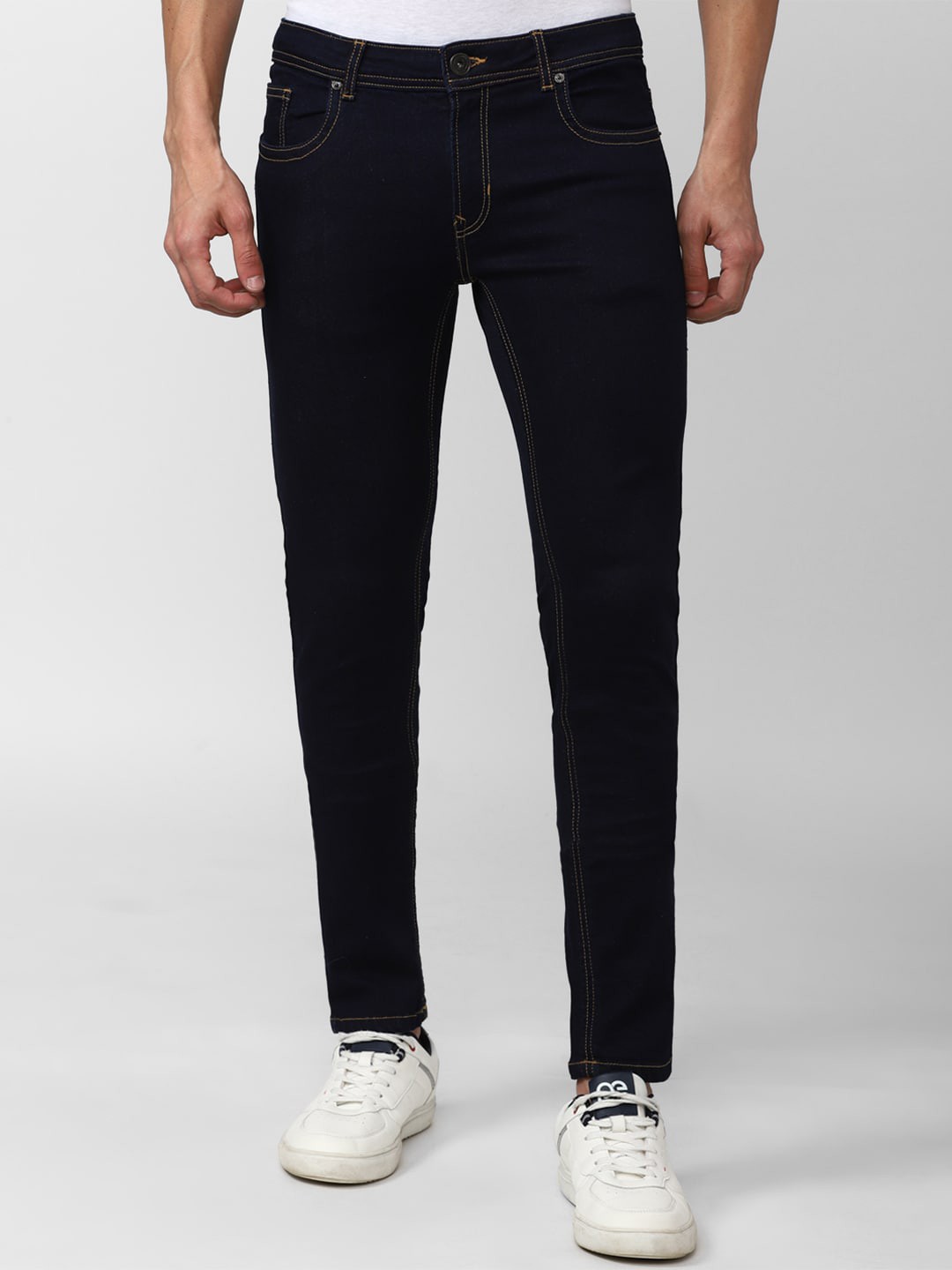 

Peter England Casuals Men Skinny Fit Stretchable Jeans, Navy blue