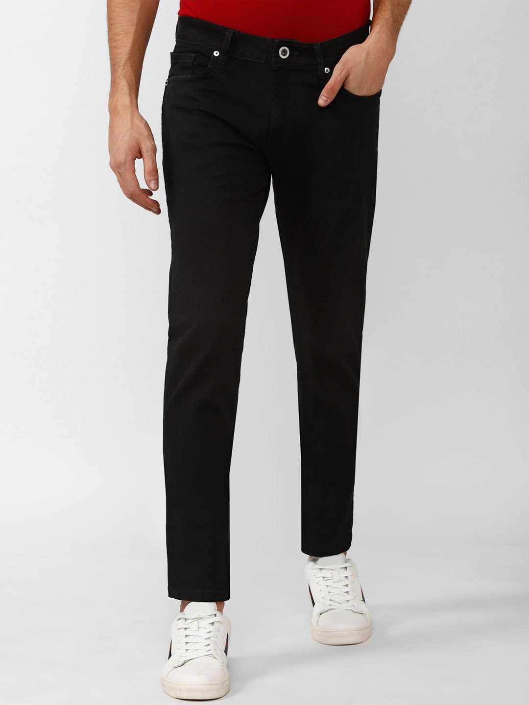 

Peter England Casuals Men Skinny Fit Jeans, Black