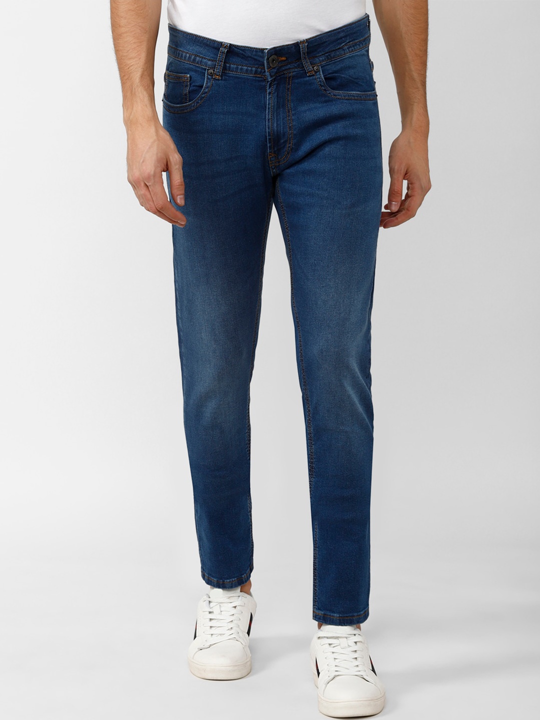 

Peter England Casuals Men Heavy Fade Jeans, Blue