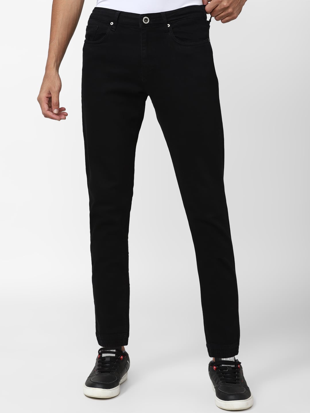 

Peter England Casuals Men Slim Fit Jeans, Black