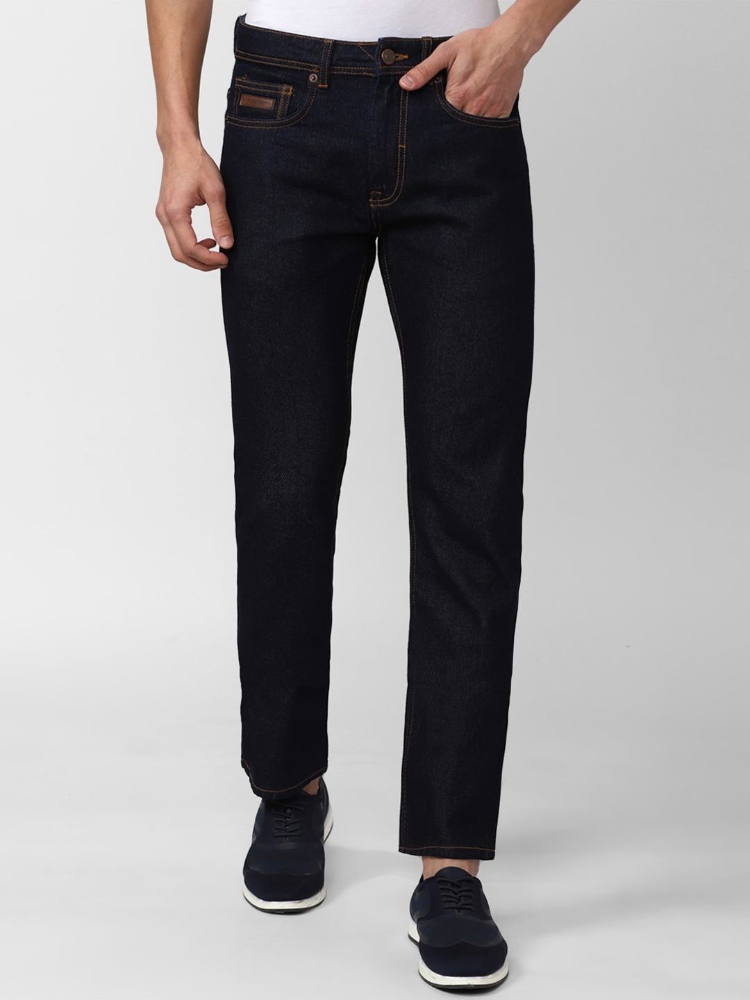 

Peter England Casuals Men Slim Fit Jeans, Navy blue