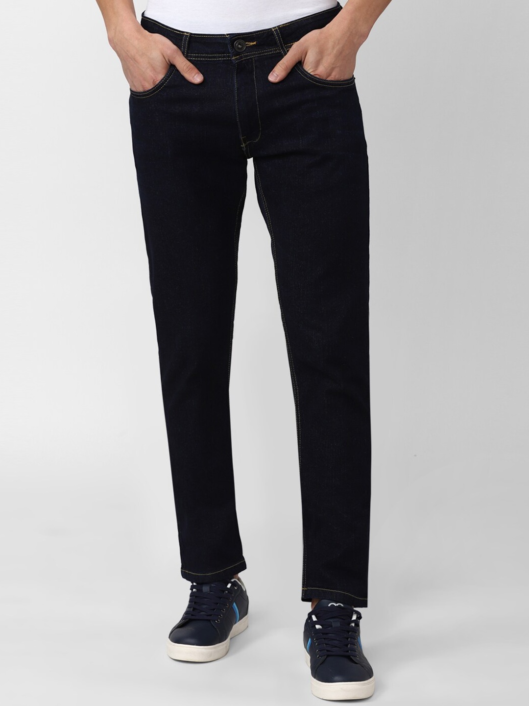 

Peter England Casuals Men Mid-Rise Jeans, Navy blue