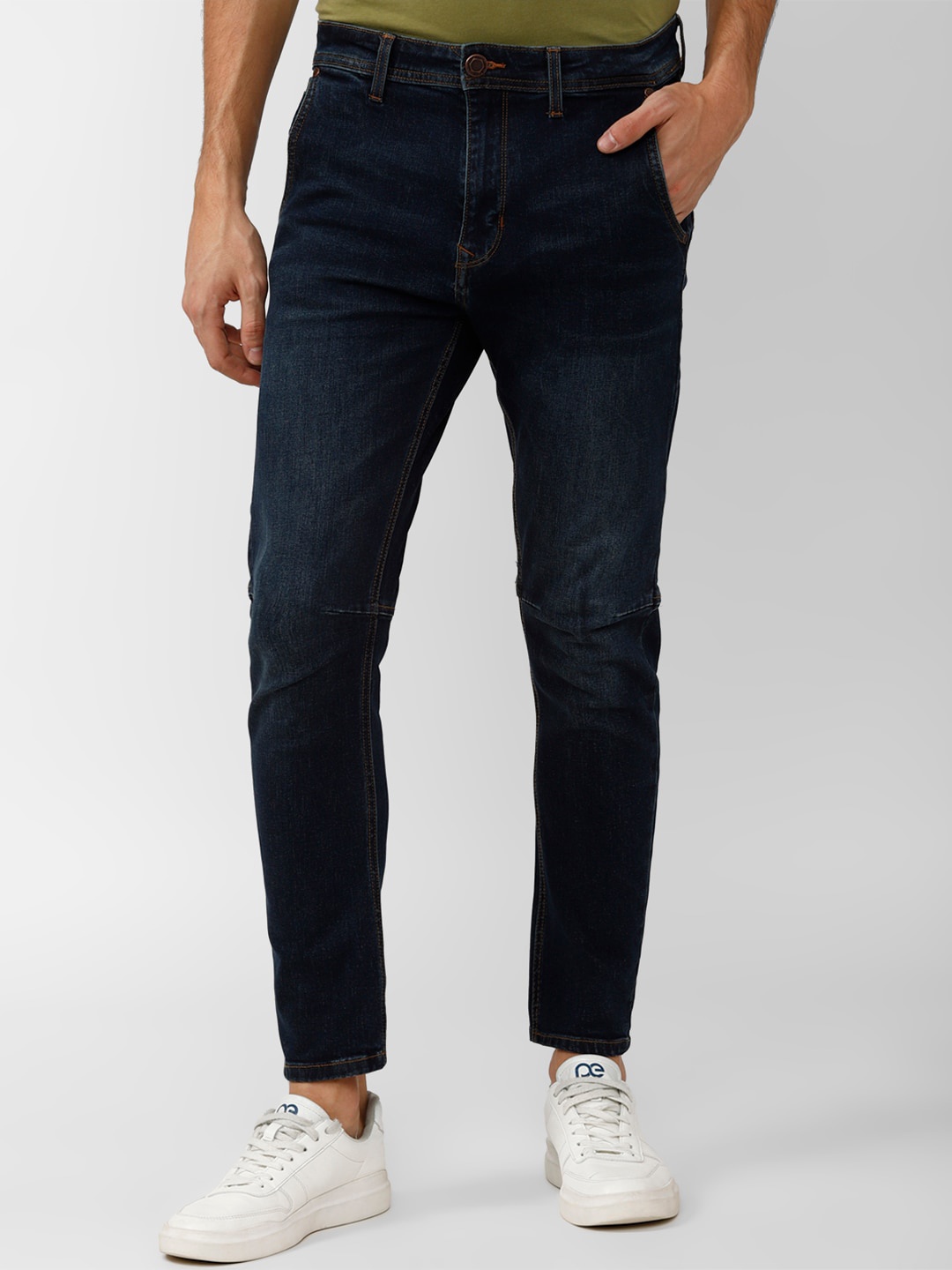 

Peter England Casuals Men Slim Fit Jeans, Navy blue