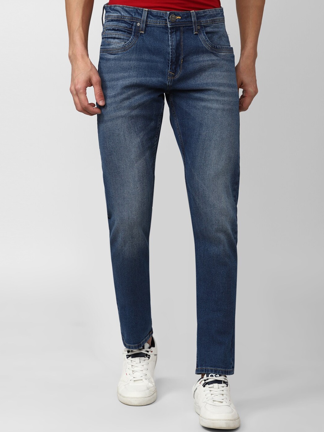 

Peter England Casuals Men Heavy Fade Jeans, Blue