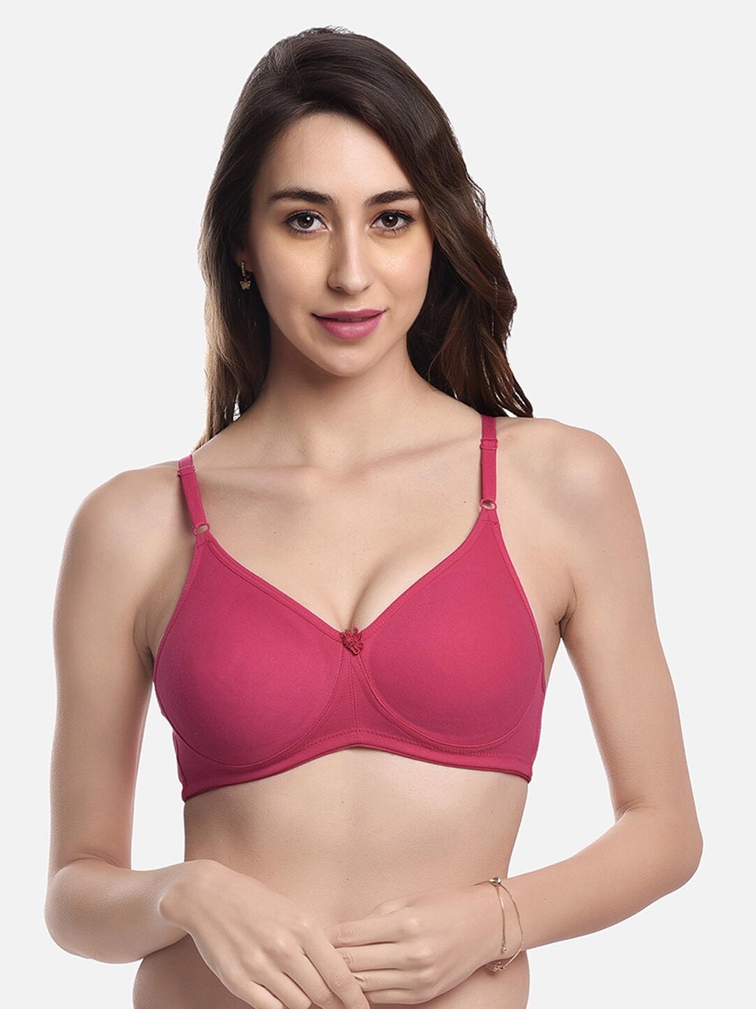 

FIMS Everyday Non Padded Rapid-Dry Bra, Fuchsia