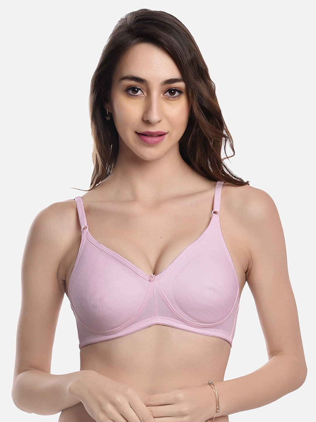 

FIMS Non-Padded Seamless Bra NEW_Vidya_Bra_Pink_B