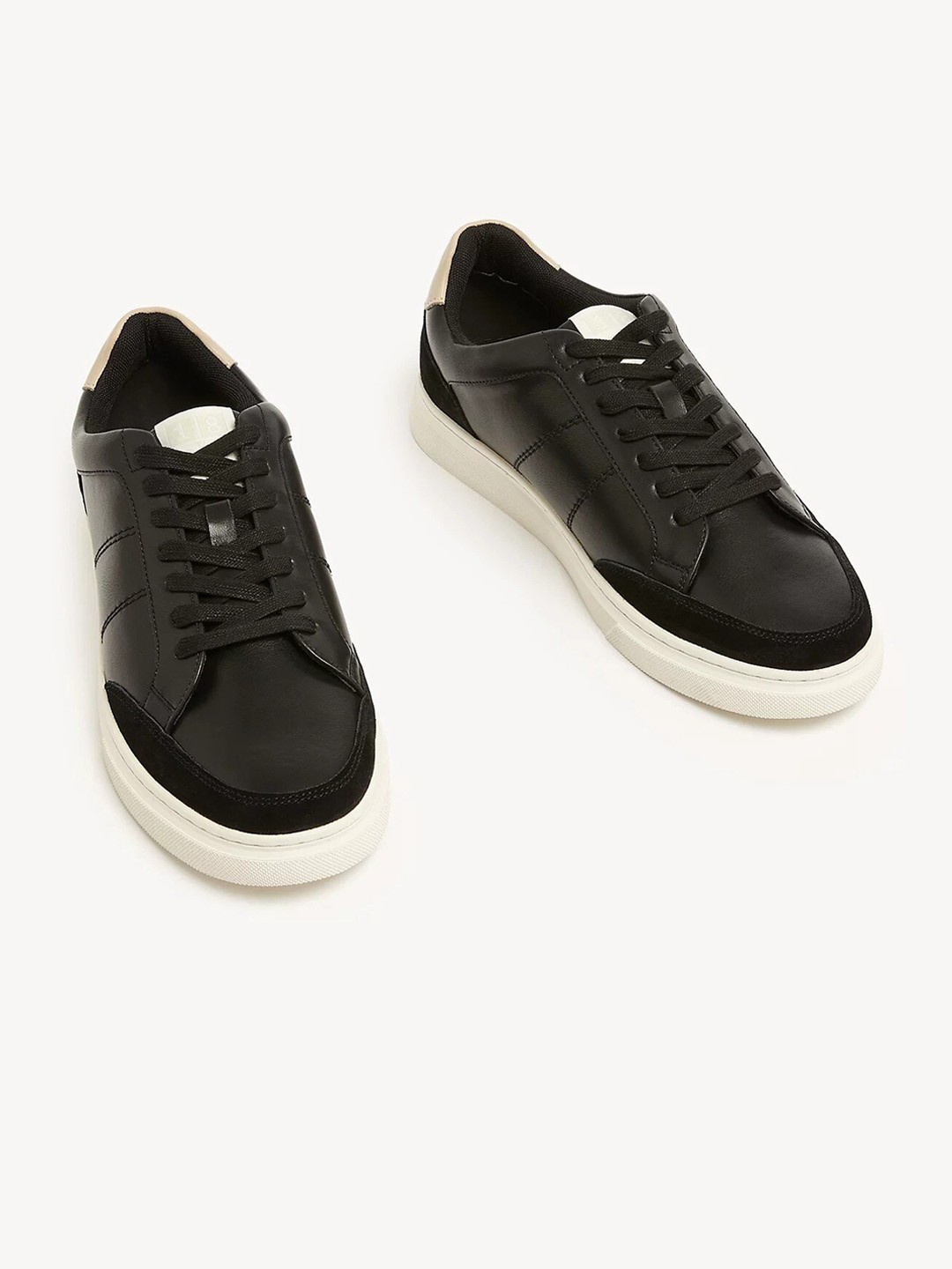 

Marks & Spencer Men Leather Sneakers, Black