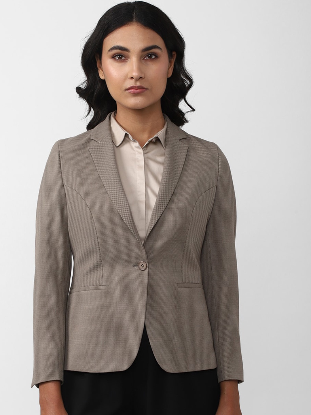 

Van Heusen Woman Women Regular-Fit Single Breasted Blazer, Brown