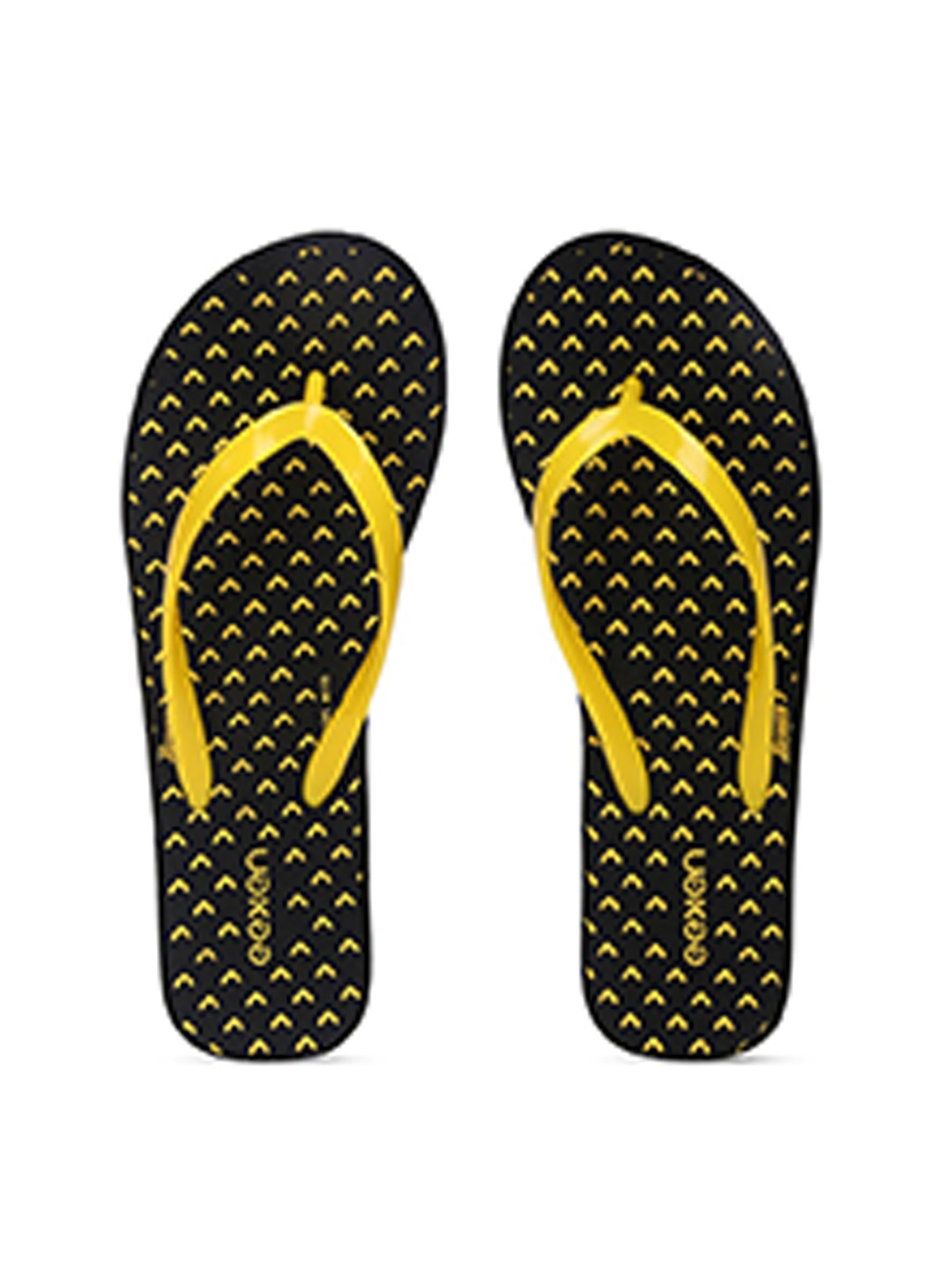 

Paragon Women Printed Rubber Thong Flip-Flops, Yellow