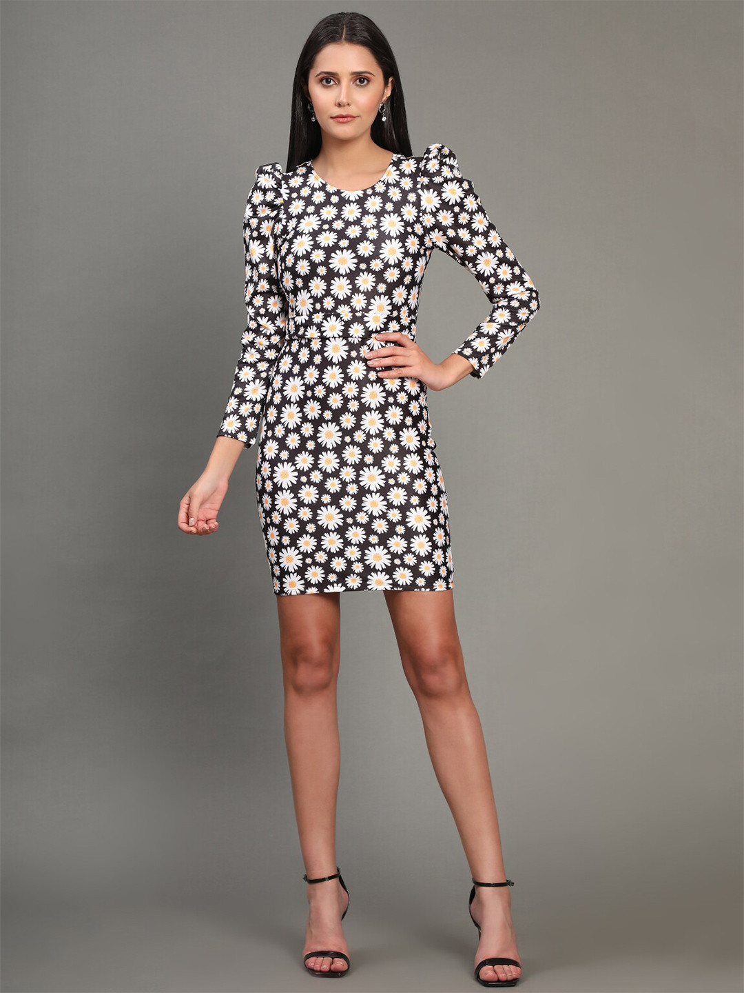 

WESTHOOD Floral Bodycon Mini Dress, White
