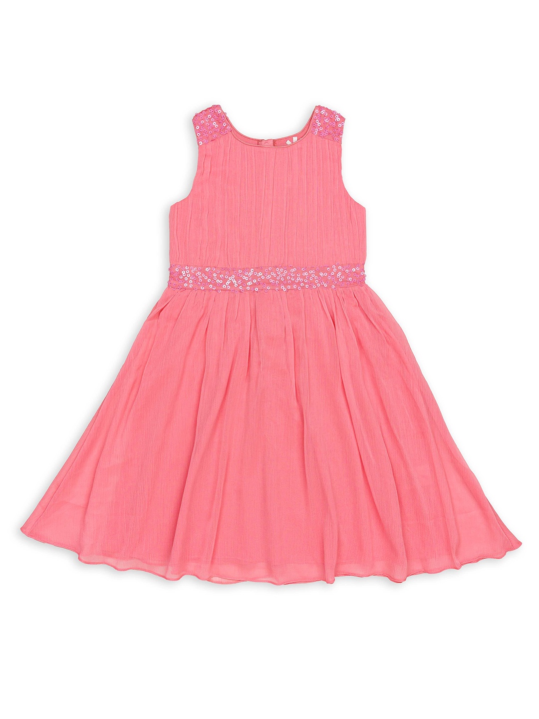 

H By Hamleys Girls Embellished Dress, Peach