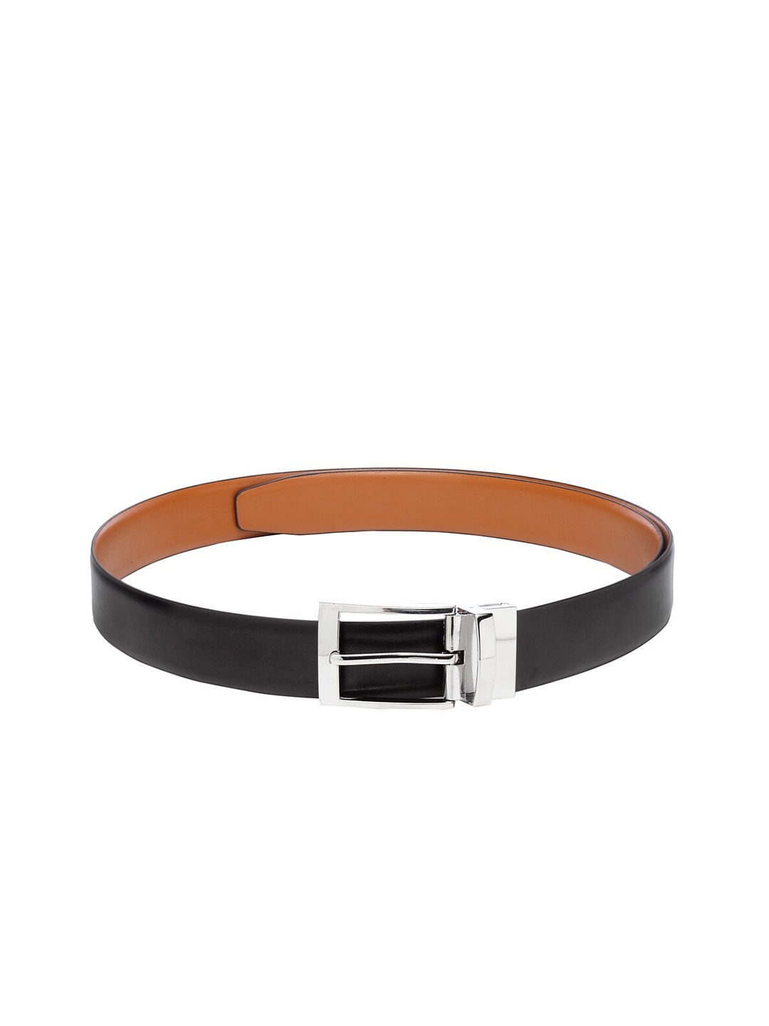 

Apsis Men Solid Tang Reversible Formal Belt, Black