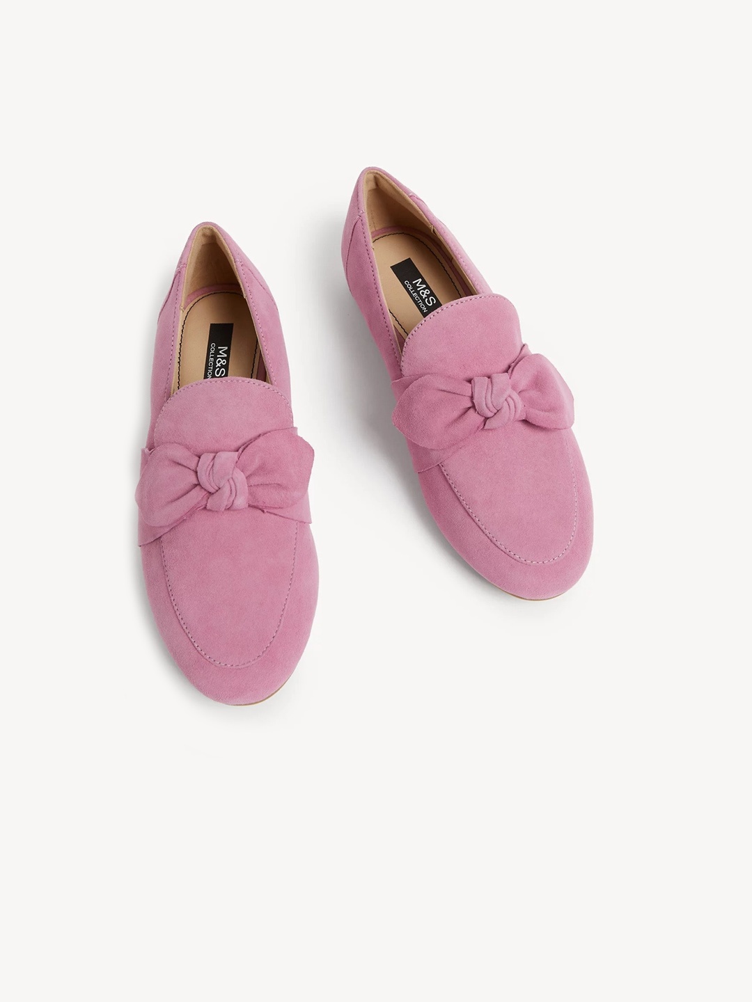 

Marks & Spencer Women Ballerinas With Bows, Pink
