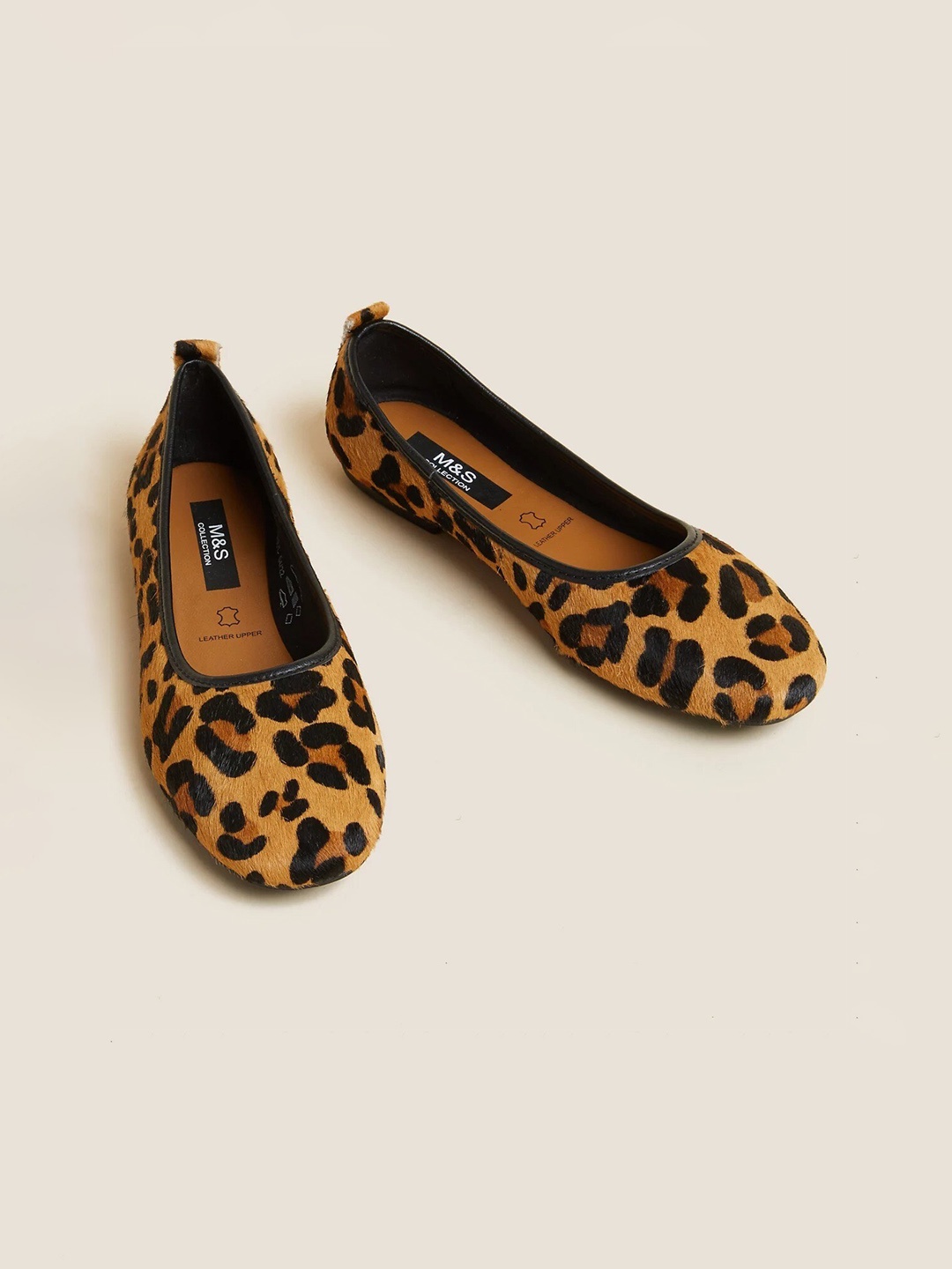

Marks & Spencer Women Printed Ballerinas Flats, Brown