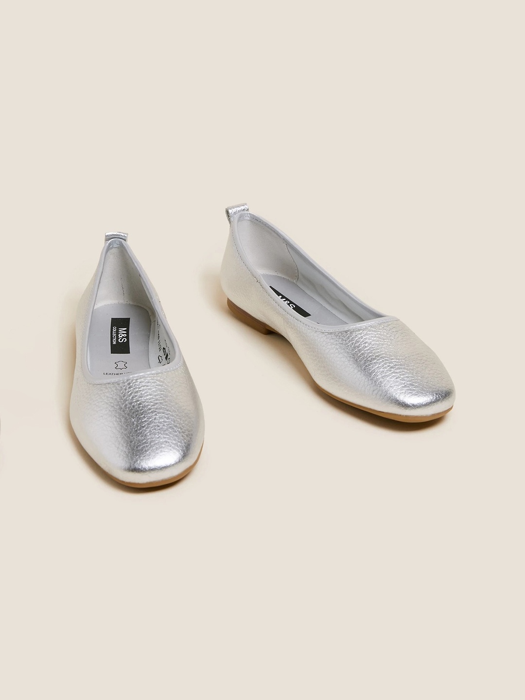 

Marks & Spencer Women Ballerinas Flats, Silver