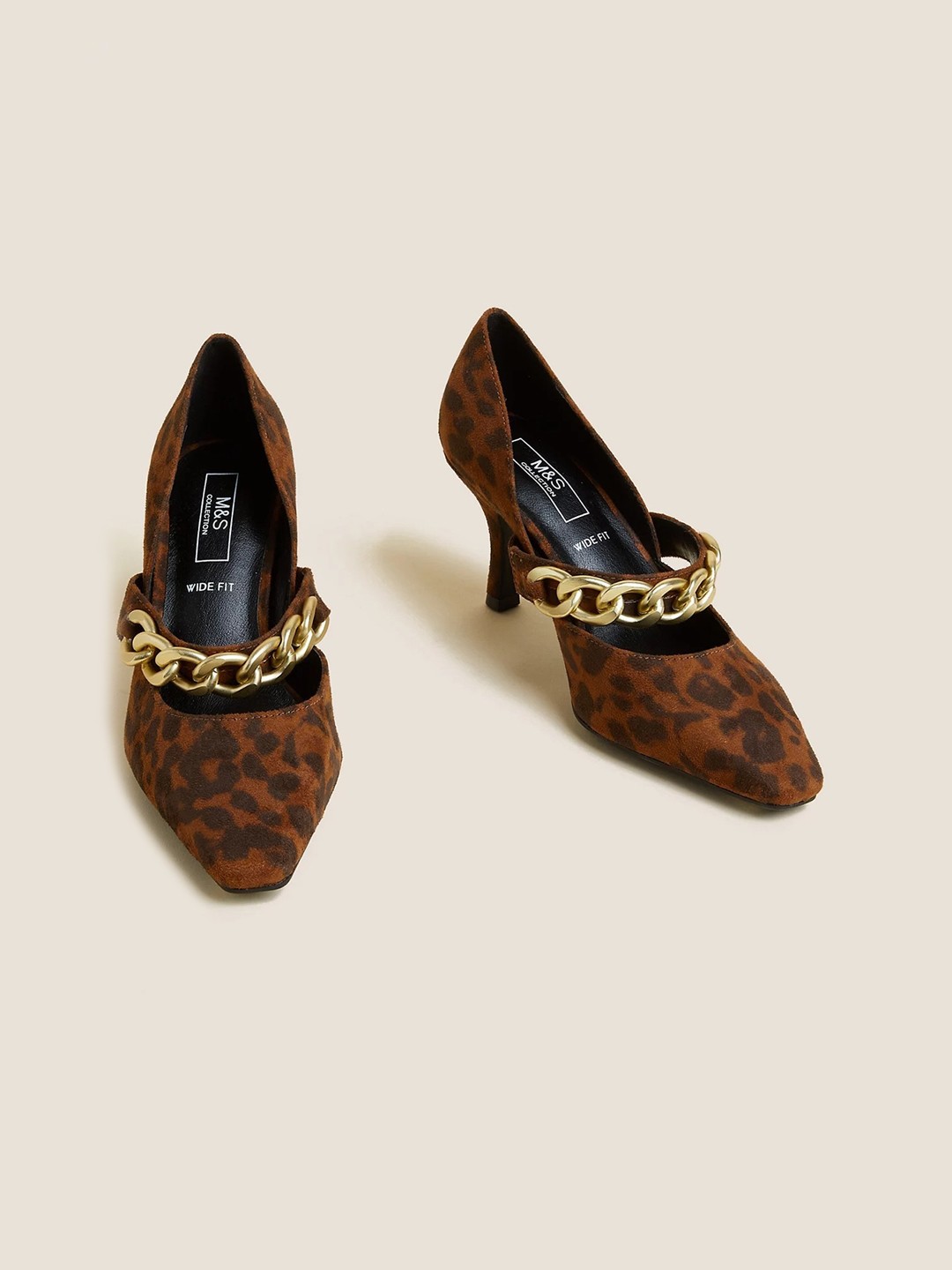 

Marks & Spencer Women Printed Pumps, Brown