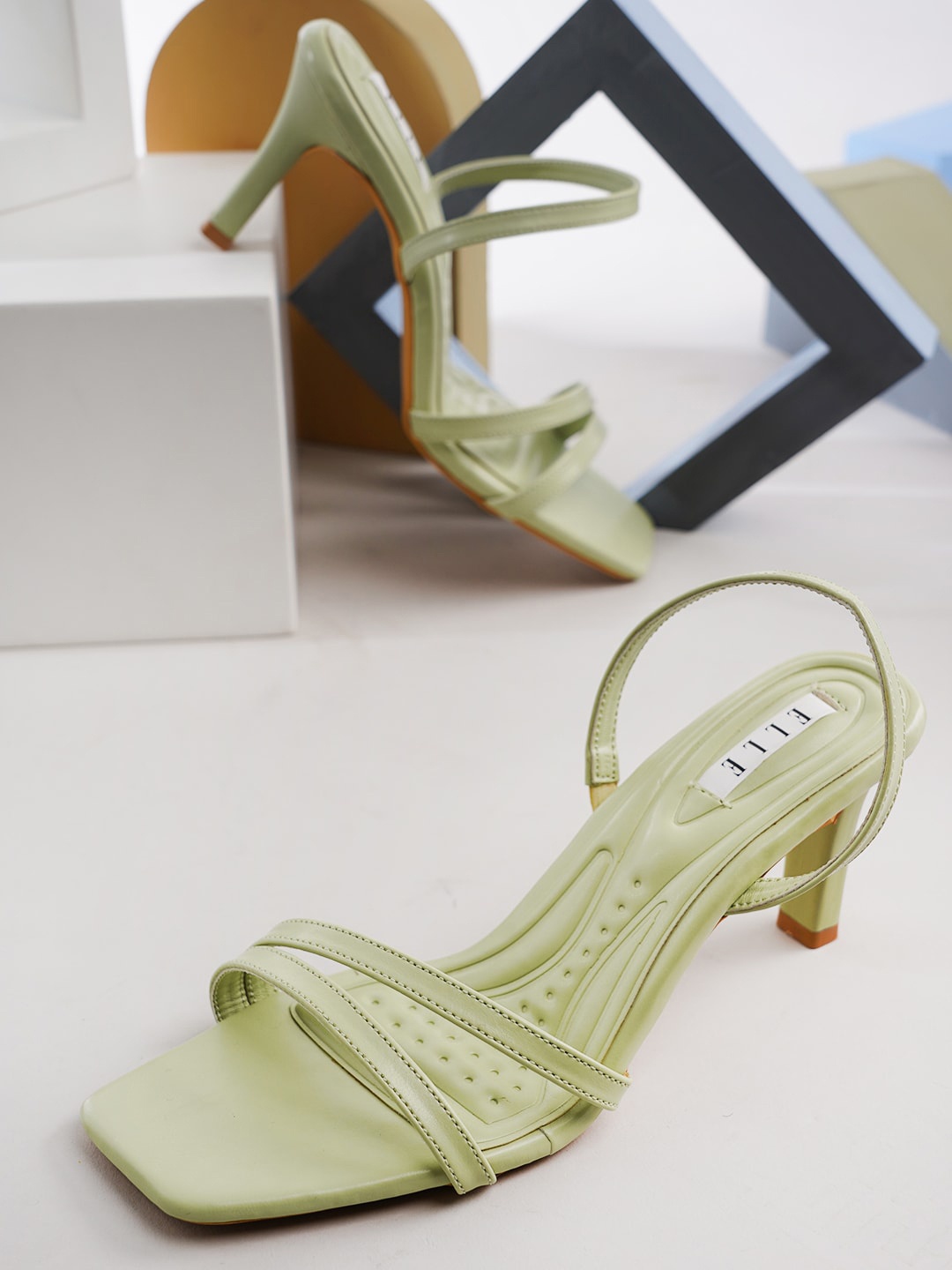 

ELLE Women Solid Heels, Green