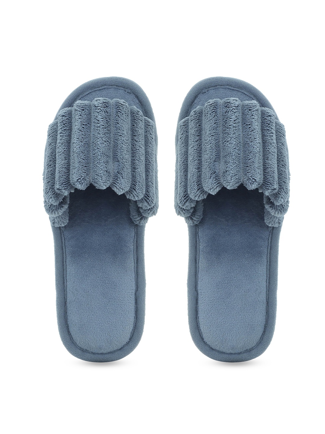 

CASSIEY Men Fur Room Slippers, Grey