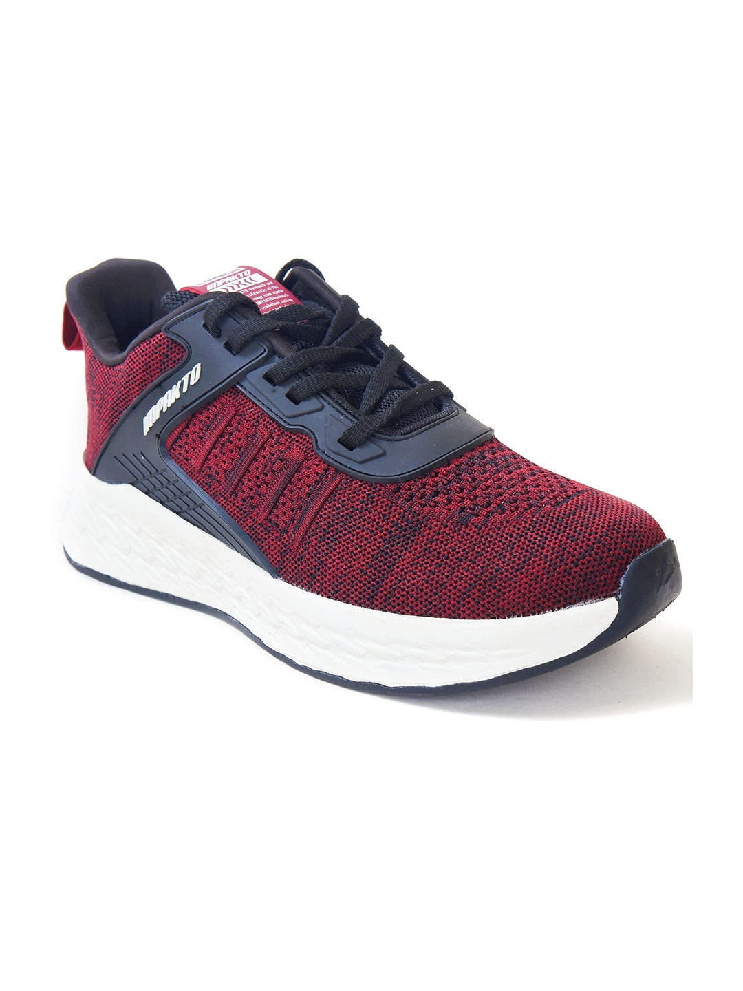 

IMPAKTO Men Running Non-Marking Sports Shoes, Maroon