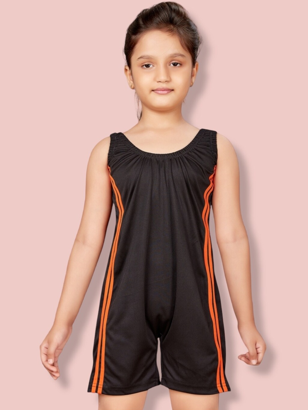 

Aarika Kids Girls Swimsuit Set, Black