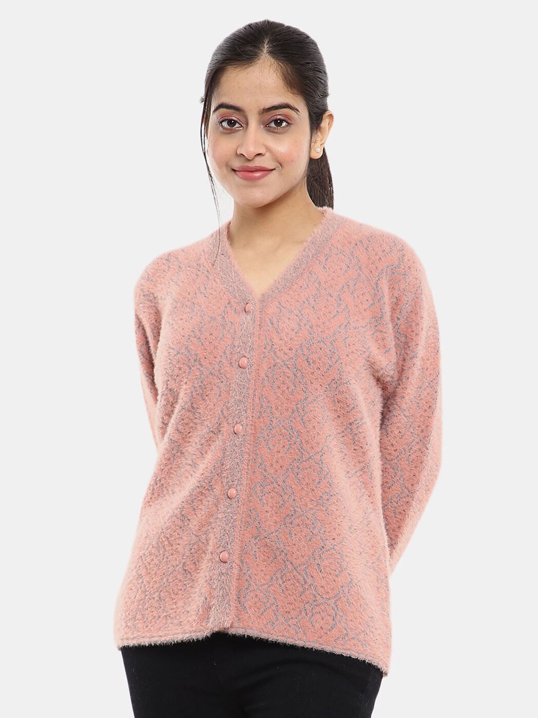 

V-Mart Women Pink Sweatshirt