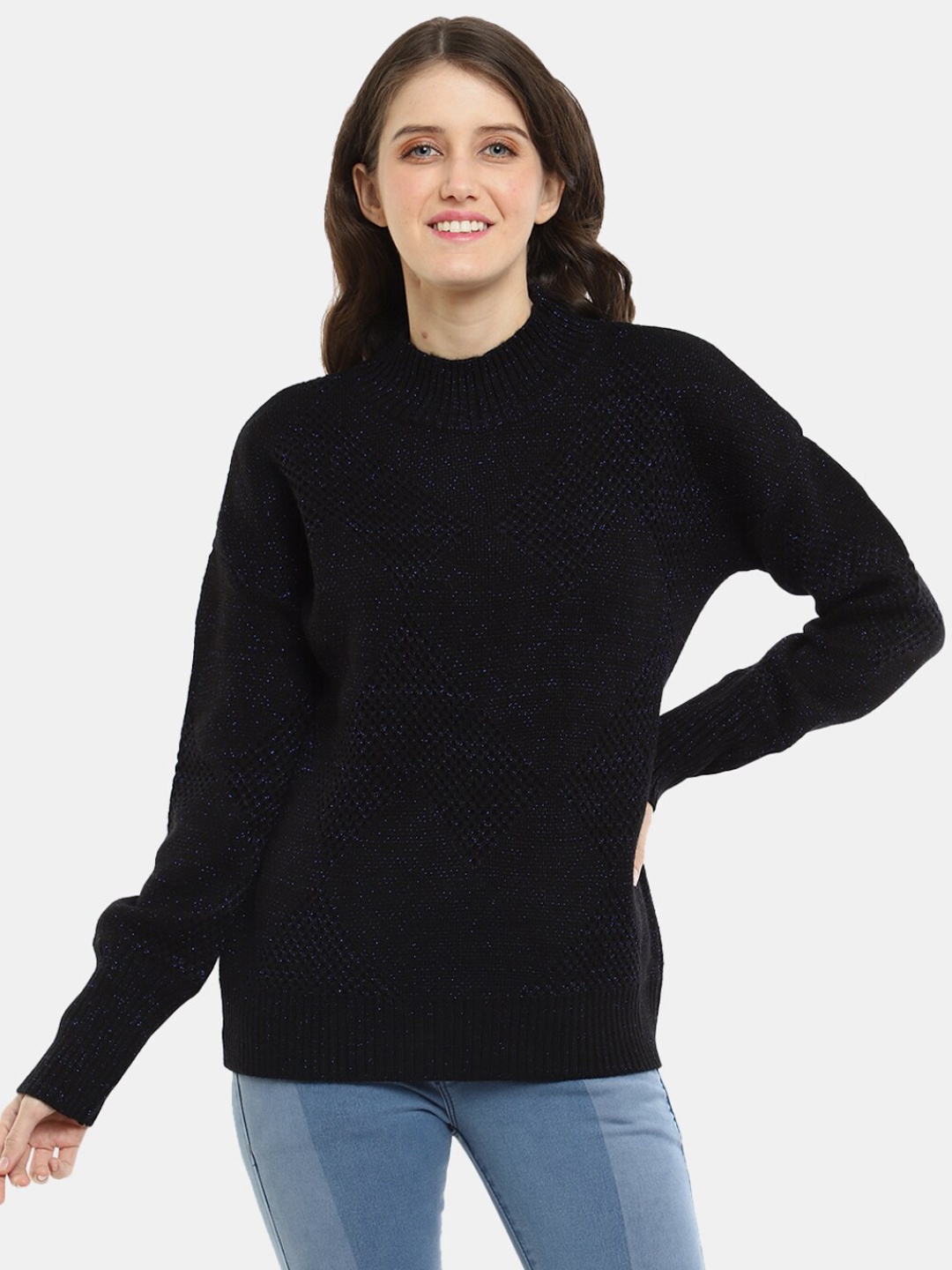 

V-Mart Women Sweatshirt, Black