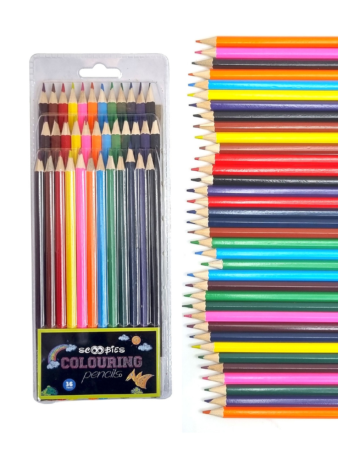 

SCOOBIES Kids Color Pencils, Multi