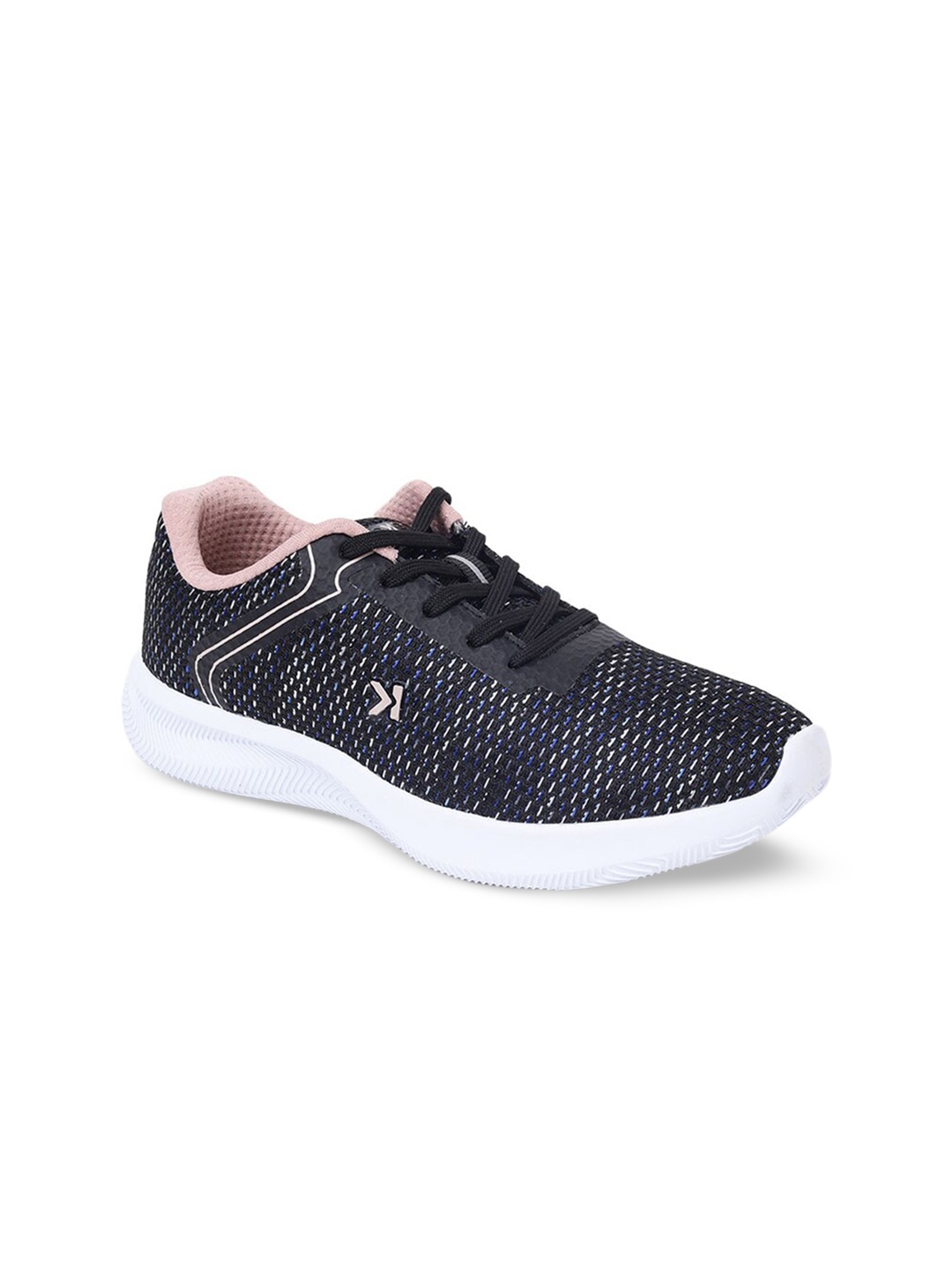 

Paragon Women Woven Design Sneakers, Black