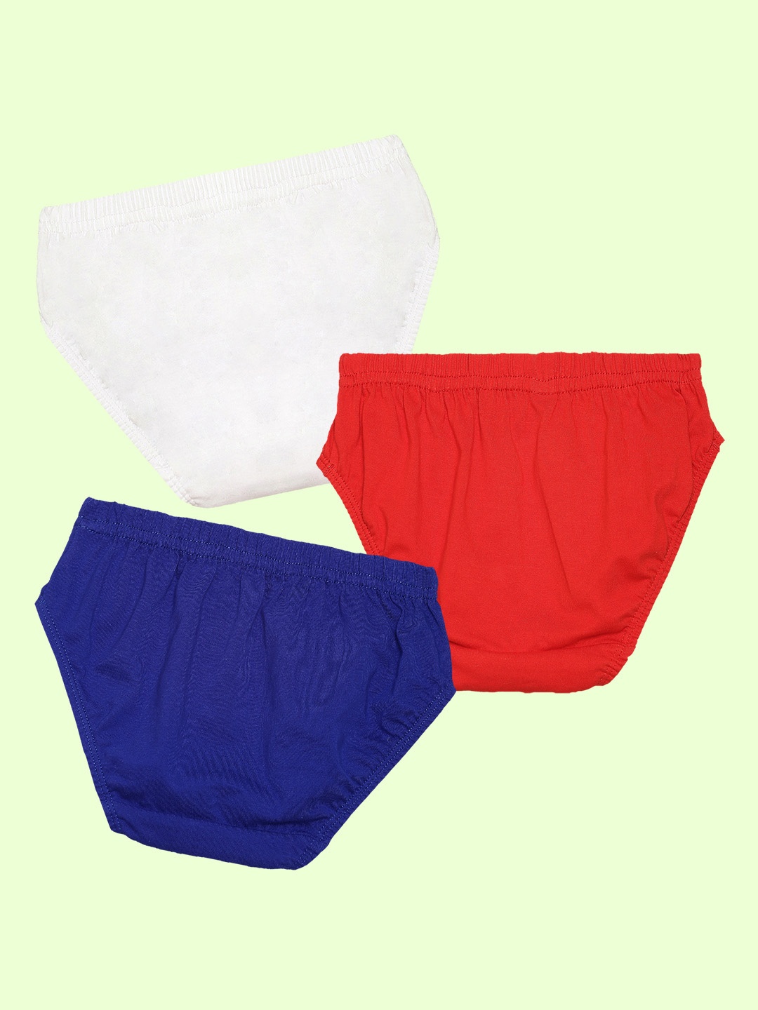 

NUSYL Boys Pack of 3 Pure Cotton Basic Briefs, White