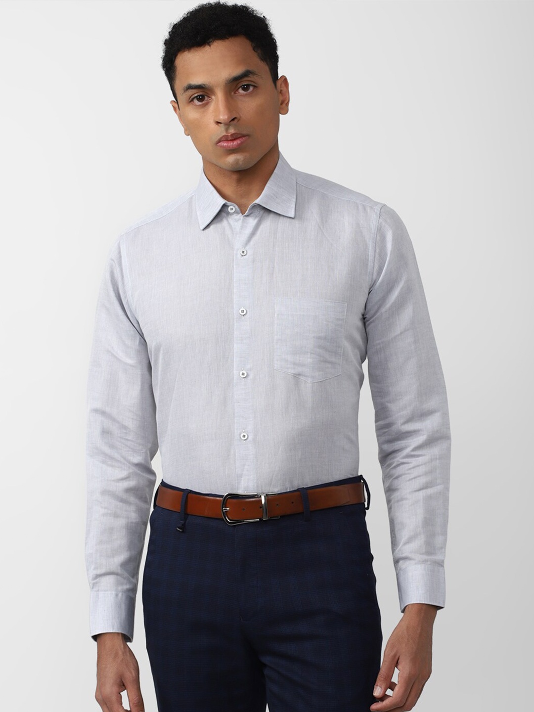 

Van Heusen Men Formal Shirt, Grey