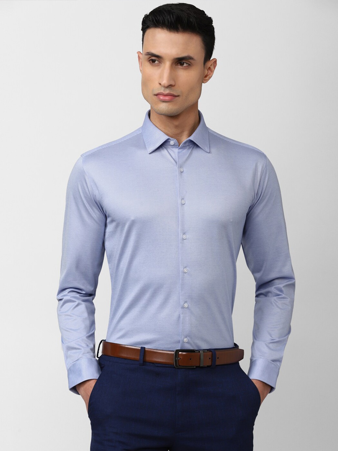 

Van Heusen Men Formal Shirt, Blue