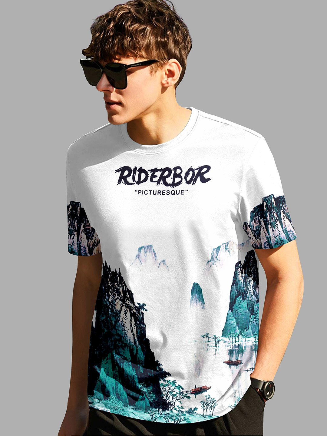

Fashion FRICKS Men Printed T-shirt, White