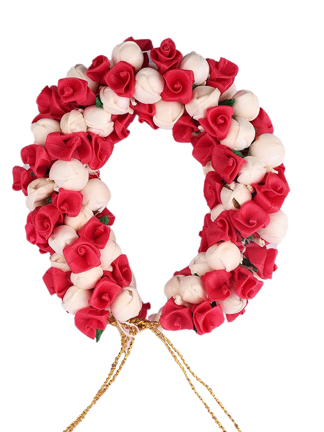 

CHRONEX Artificial Rose Flower Bun Bridal Gajra Hair Extension Juda, Pink