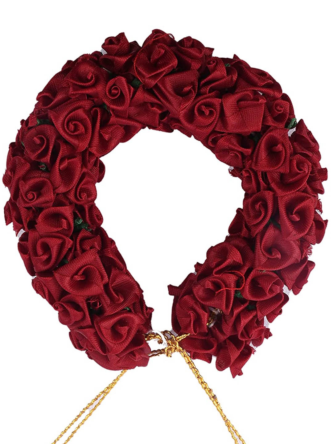 

CHRONEX Women Mogra Resuable Hair Gajra Extension, Maroon