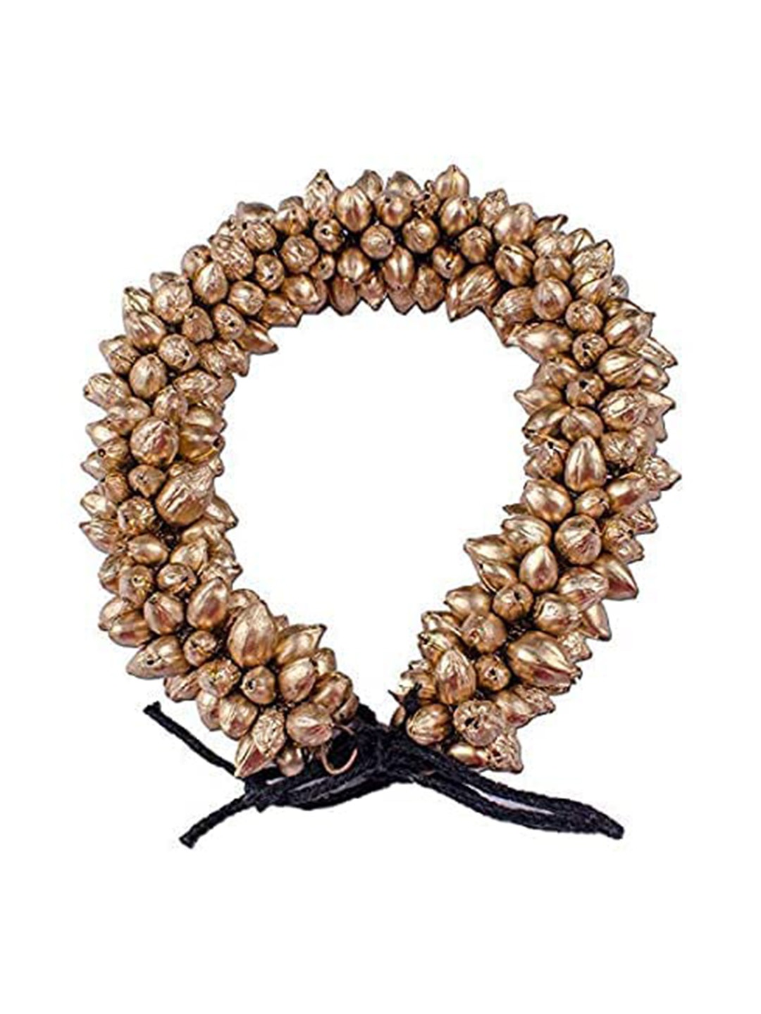 

CHRONEX Women Gold-Toned Artificial Golden Beads Hair Gajra