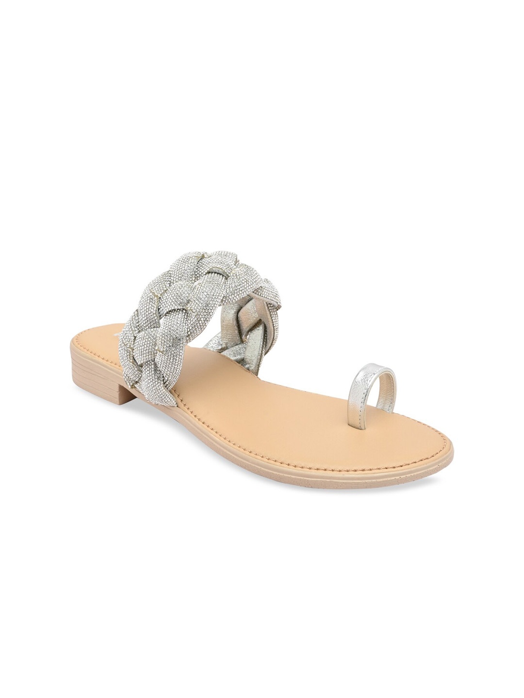 

Rocia Women Embellished One Toe Flats, Silver
