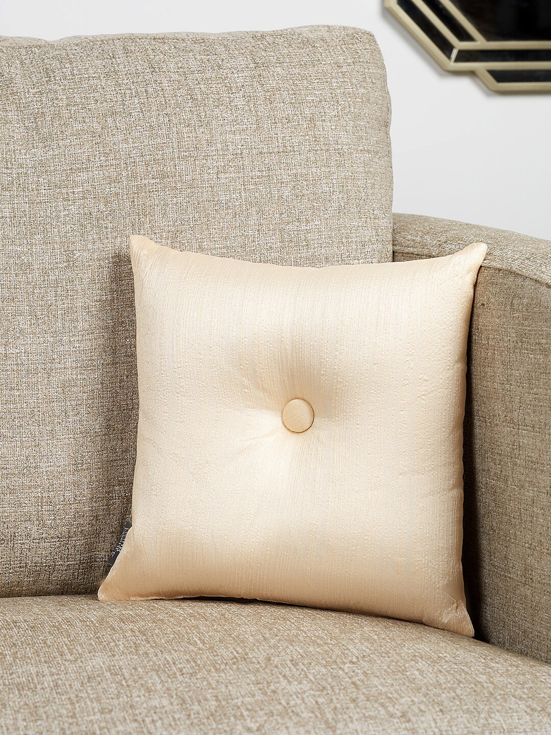 

HomeTown Off White Square Cushion Covers