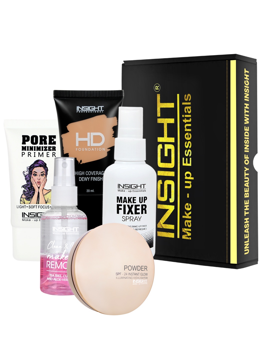 

INSIGHT 5-Pieces Professional Face Makeup Kit, Multi