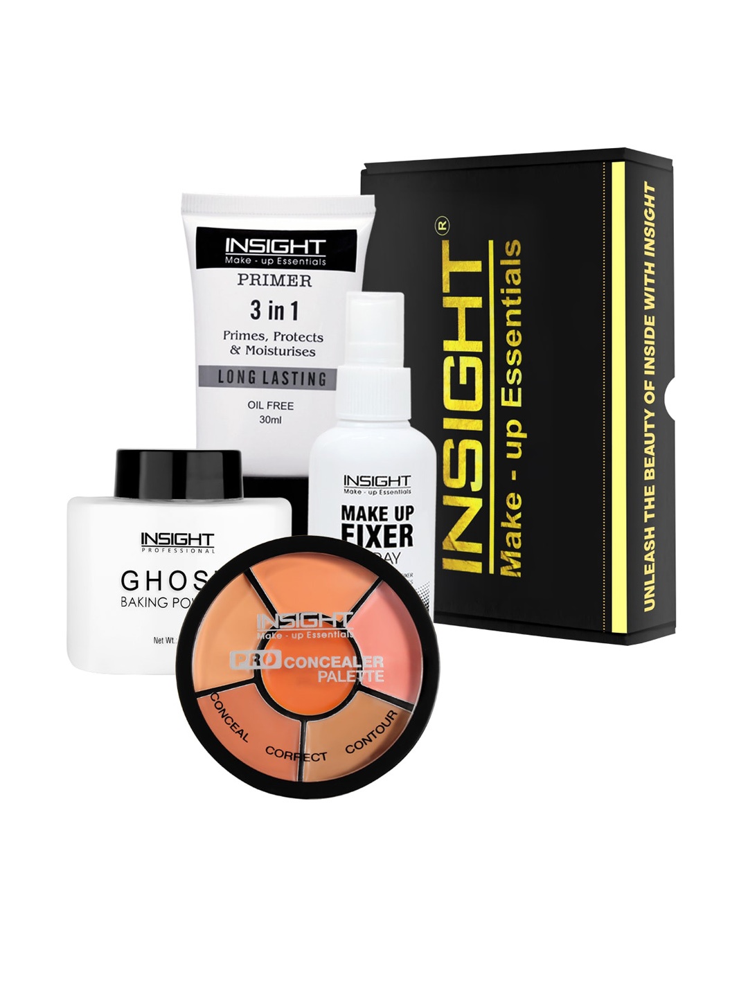 

INSIGHT Pack of 4 Face Makeup Combo Gift Set, Multi