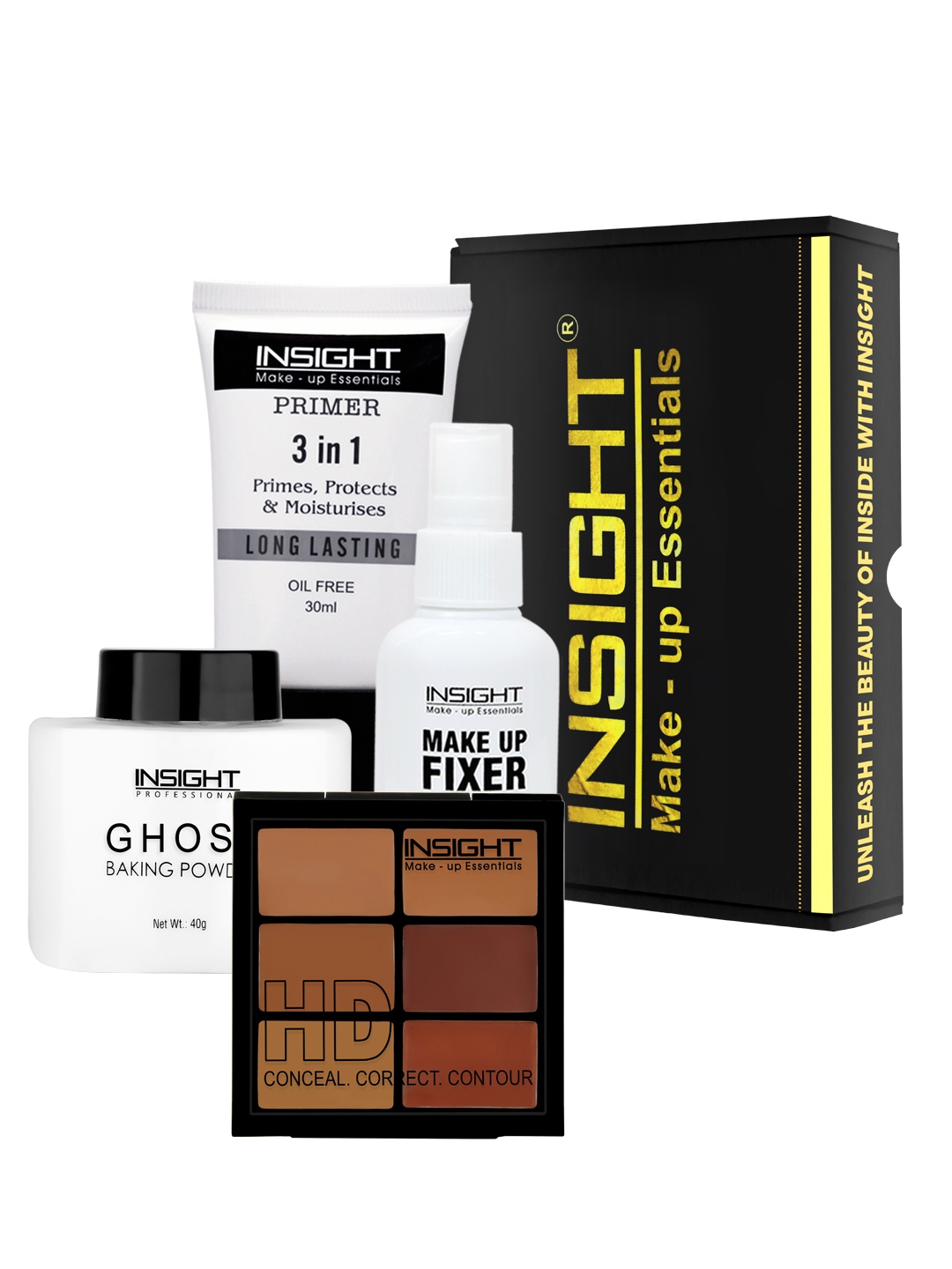 

INSIGHT Pack of 4 Face Makeup Combo Gift Set, Multi