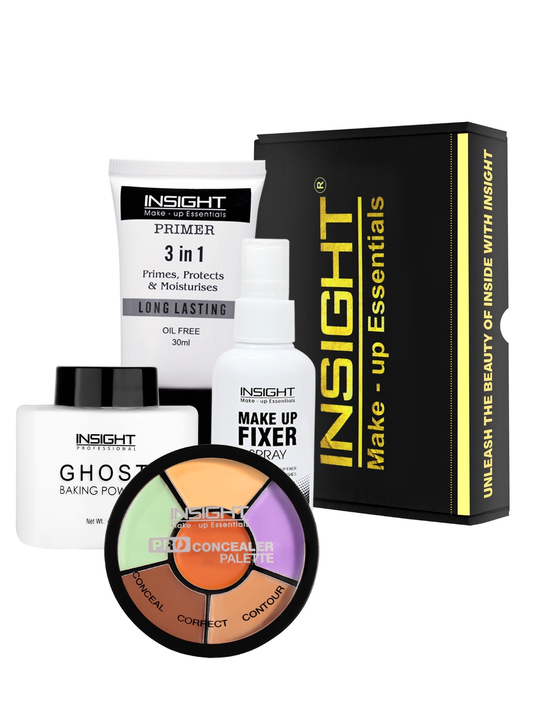 

INSIGHT Pack of 4 Face Makeup Combo Gift Set, Multi