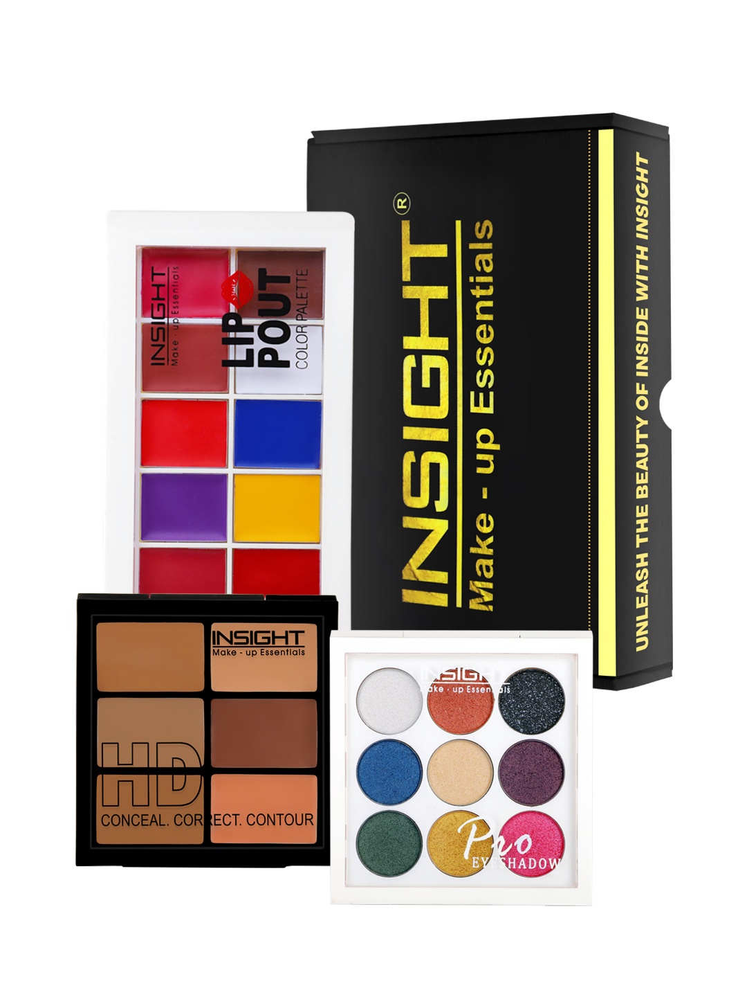 

INSIGHT Set of 3 Cosmetics Face Makeup, Multi