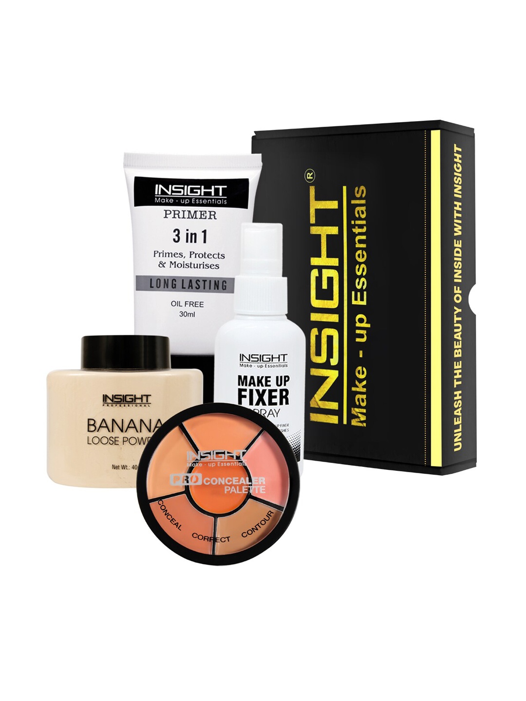 

INSIGHT Pack of 4 Face Makeup Combo Gift Set, Multi