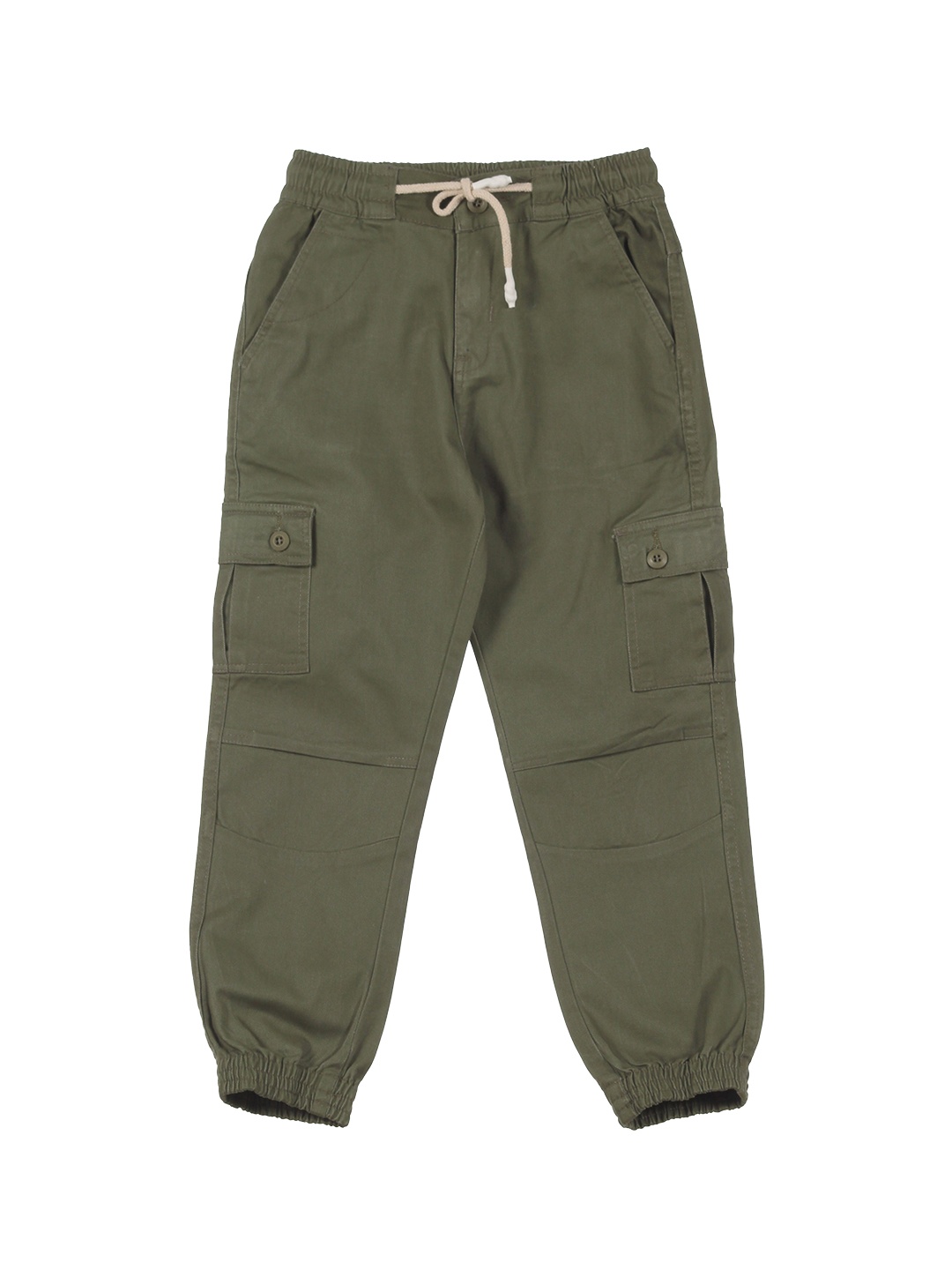 

Lil Lollipop Unisex Kids Cotton Straight Fit Jeans, Green